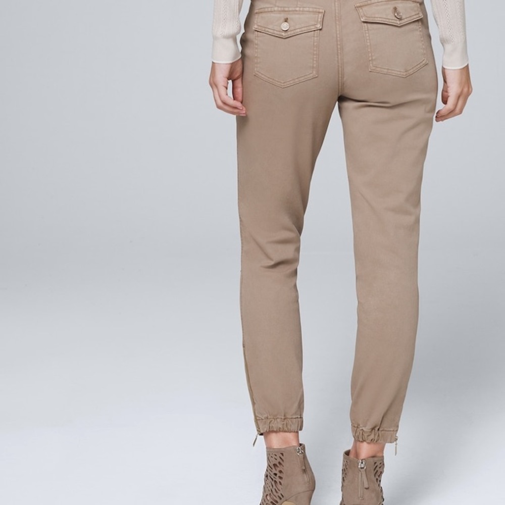 SOLD LAST CHANCE NWT WHBM TAN CROP PANT!!